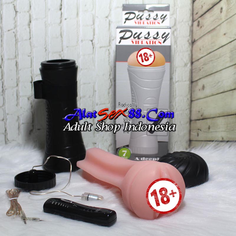Alat Sex Pria Pussy Vibration Vagina Silikon