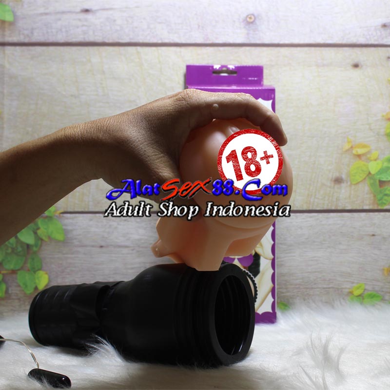 Pink Lady 00900T30Z adalah vagina silikon getar dalam tabung bentuk senter