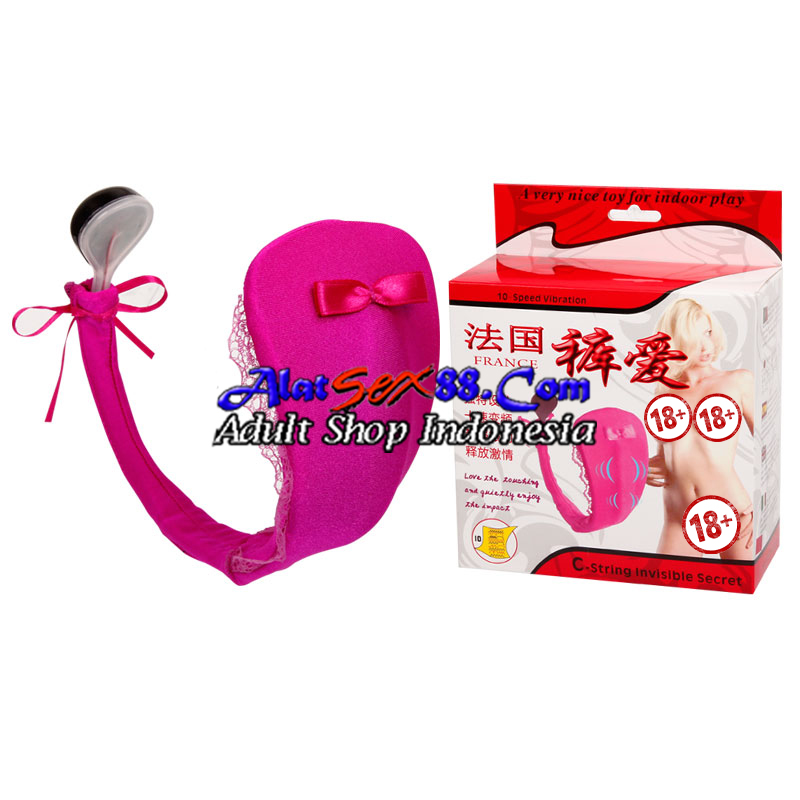 Alat Sex C-string Invisible Secret Vibrator 