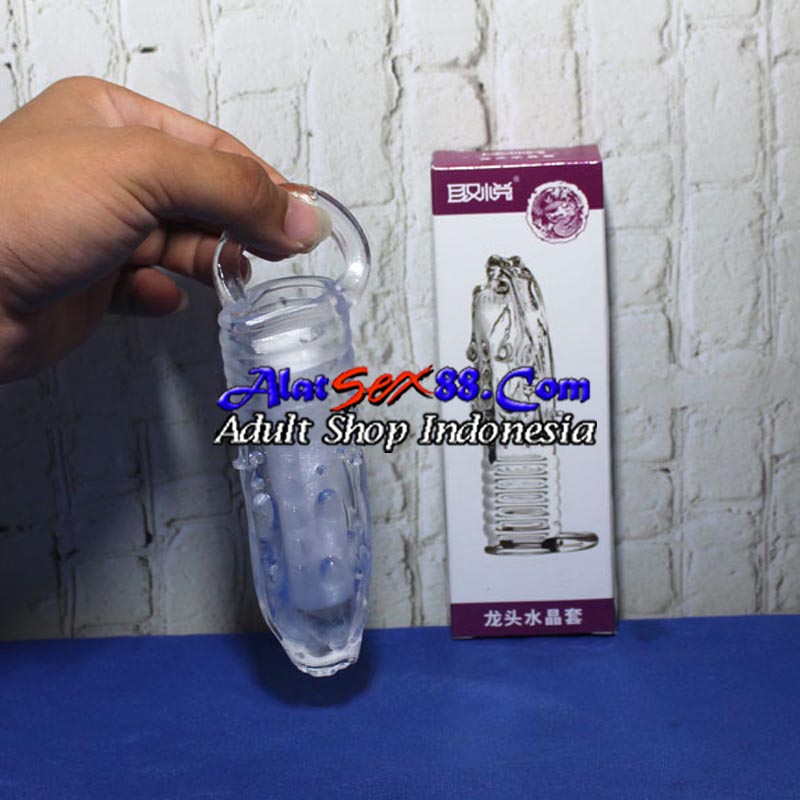 Kondom Silikon Dragon Head Penis Sleeve