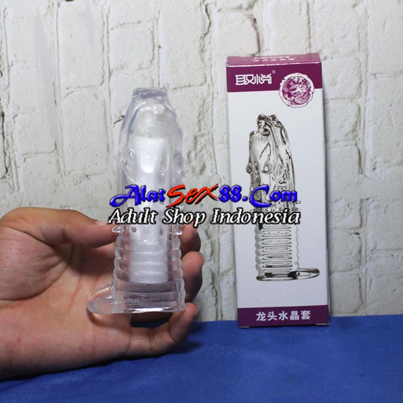 Kondom Silikon Dragon Head Penis Sleeve