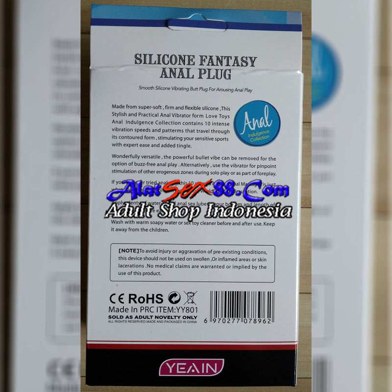 Alat Sex Silikon Fantasy Anal Plug