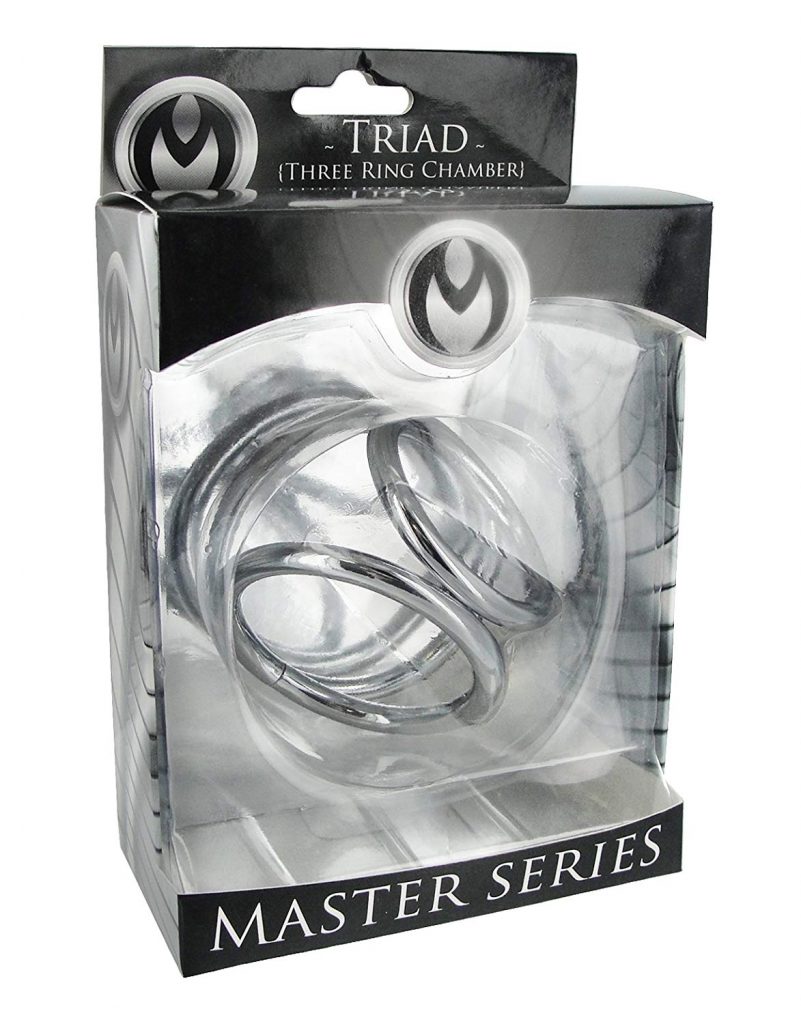 COCK CAGE RING STAINLESS STEEL Master Series Triad Chamber COCK CAGE RING STAINLESS STEEL Master Series Triad Chamber