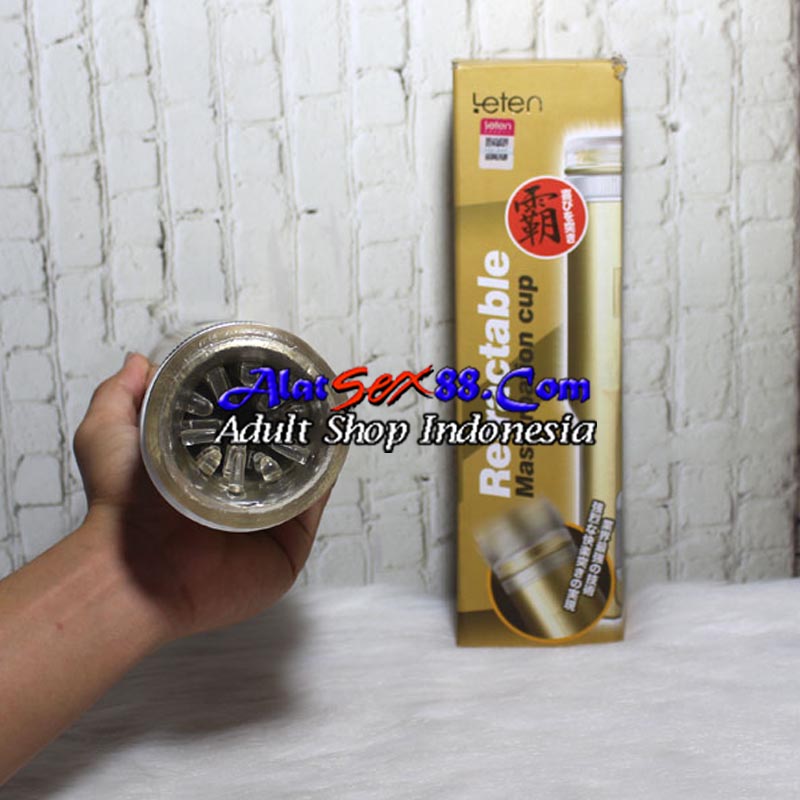Alat Sex Pria Leten Retractable Masturbation Cup