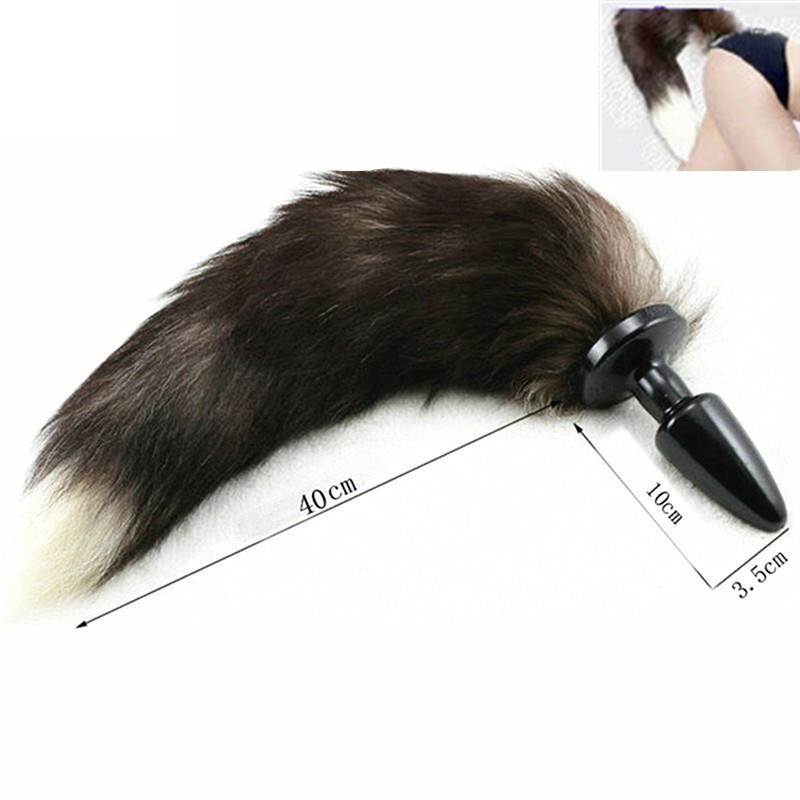 Butt Plug Fox Tail Silicone