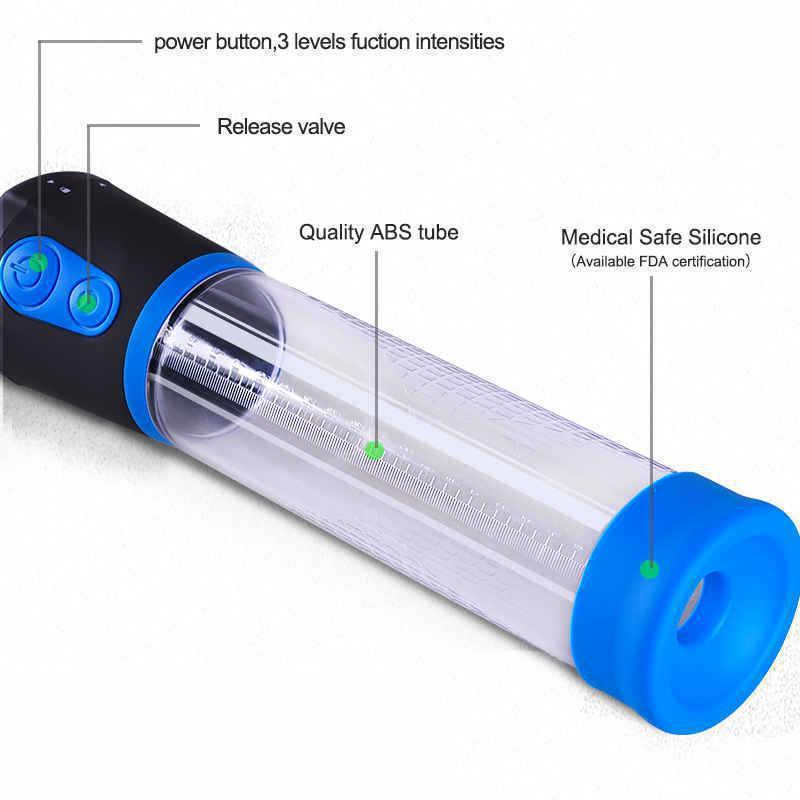 Penis Pump Men Power Up Electric