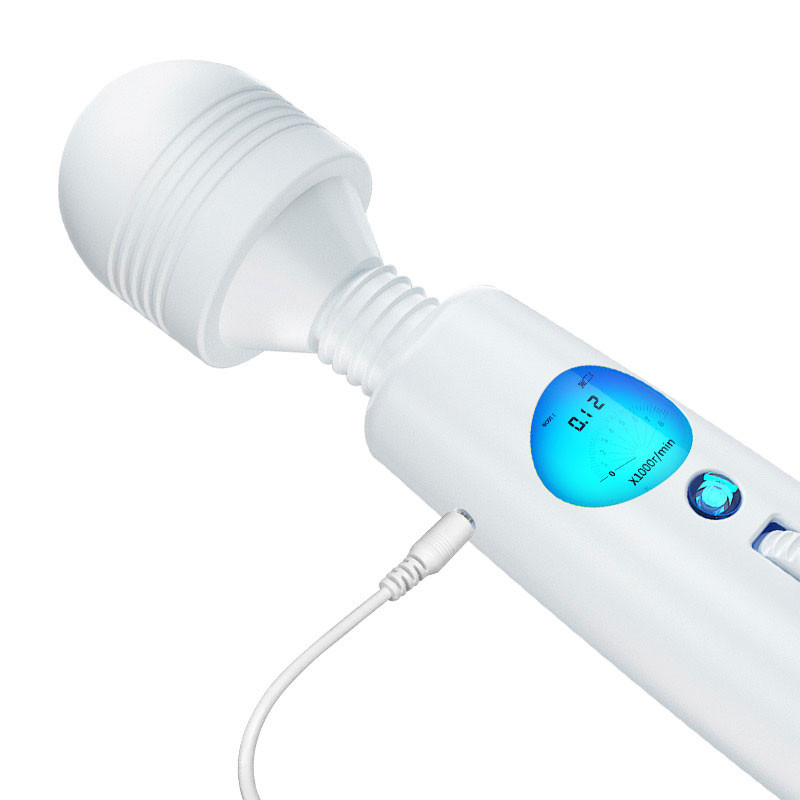 LCD AV Vibrating Massager Tongue