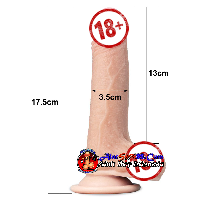 Love Toy - 7 inch Sliding Skin Dildo Dual Layer