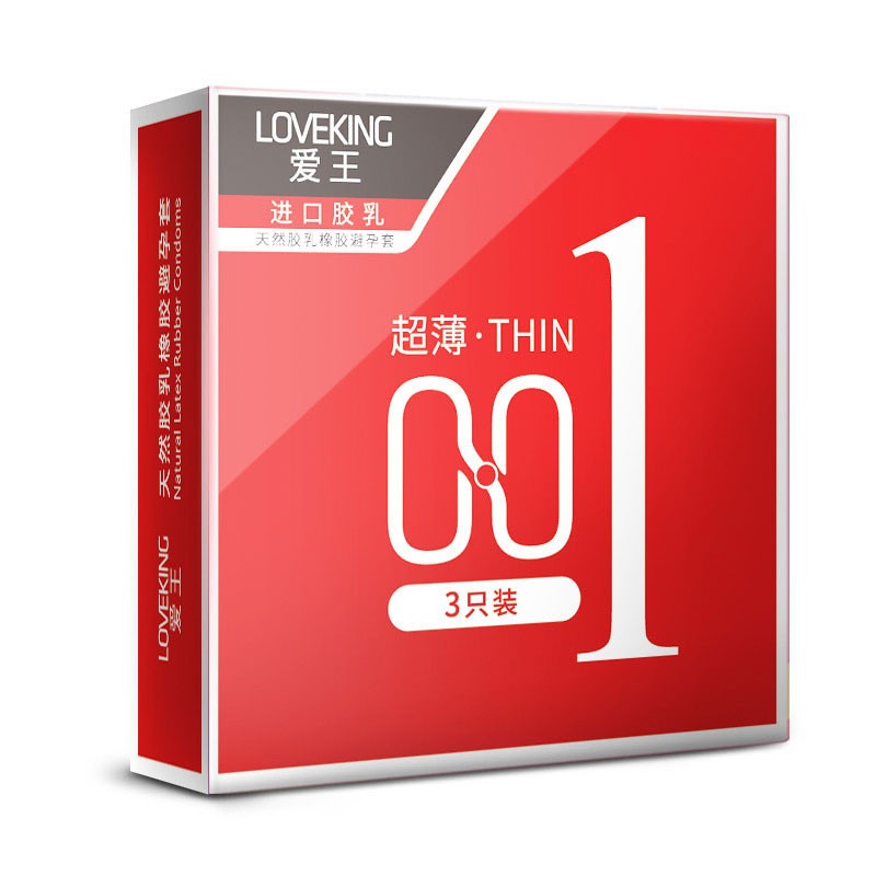 Loveking Thin Condom 3Pcs