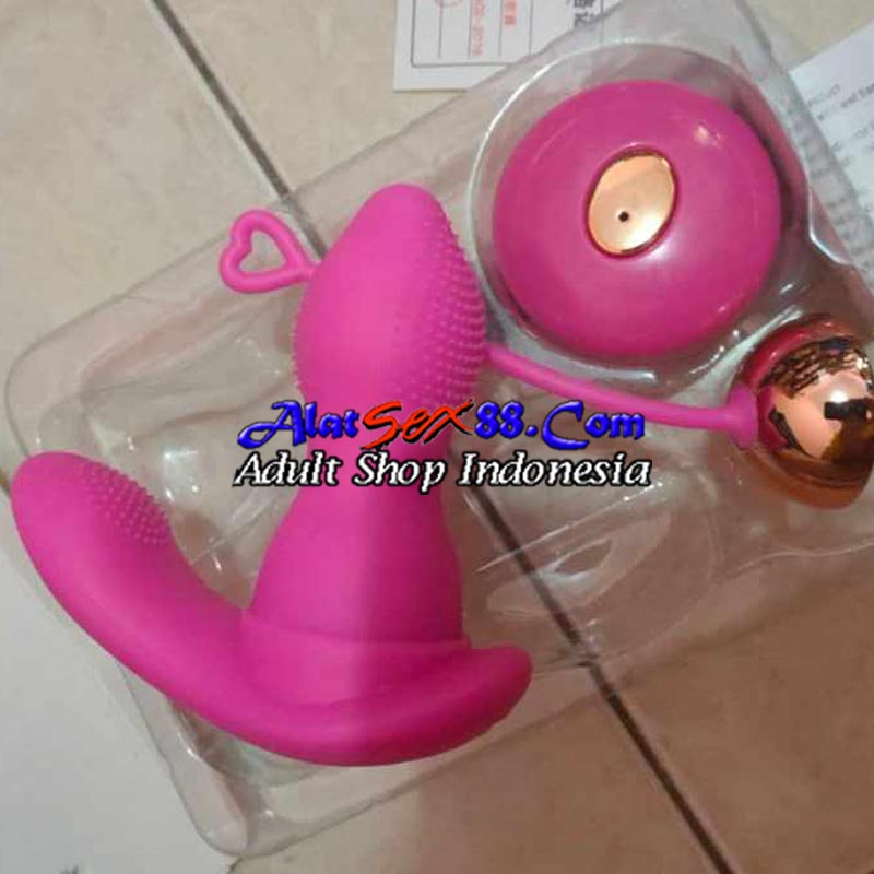 Alat-Sex-Wanita-Flowers-Vibrator-2in1-Wireless