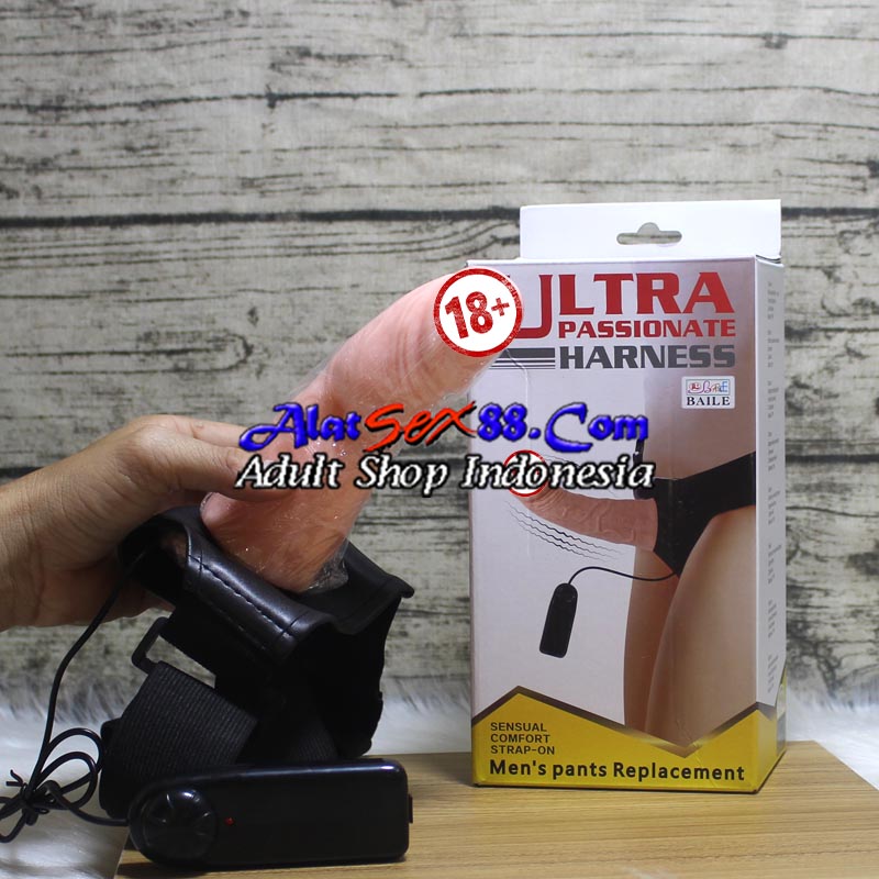 Alat Sex Pria Strap On Ultra Passionate Harness Penis Vibrator