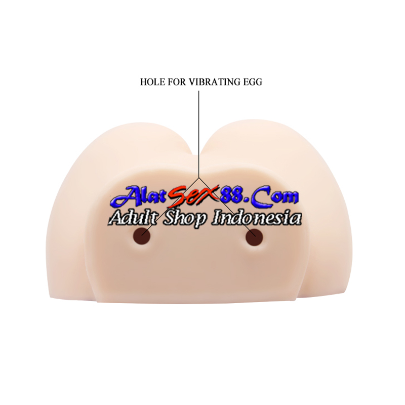Alat Sex Realistic Vibrating Pussy Double Holes