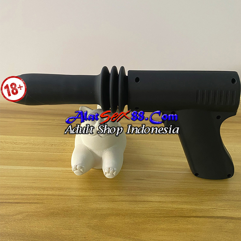 Alat-Sex-Wanita-Gun-Telescopic-Heating-Massage-Machine-