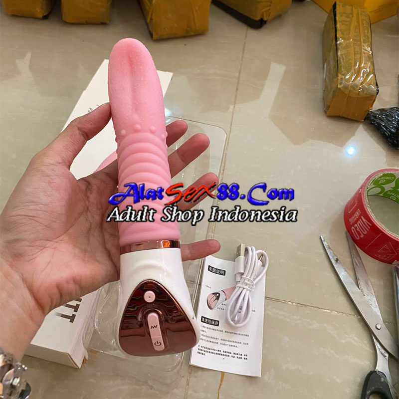 Alat Sex Wanita Power Magic Tongue Vibrator