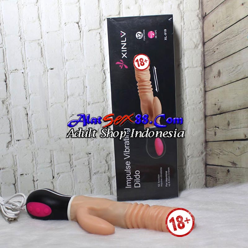 Alat Sex Wanita XinLV Impulse Vibrating Dildo