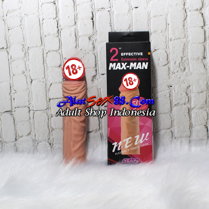 MaxMan 50mm Condom Silicone 2" Extension Sleeve Pink 