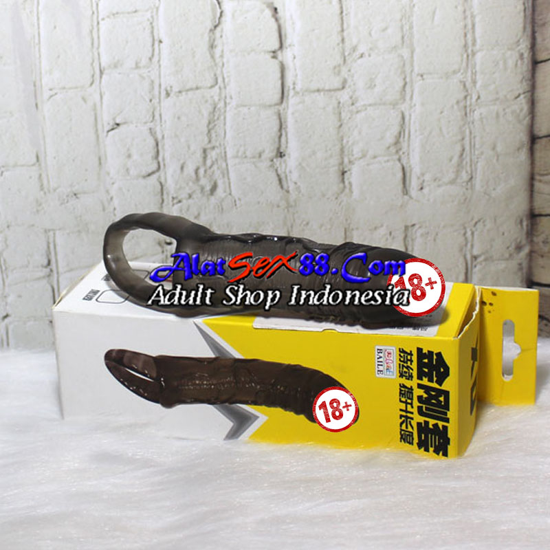 Alat Sex Kondom Baile Men Extension Penis Sleeve