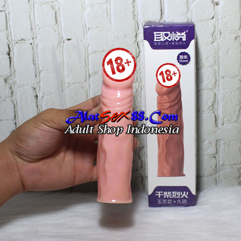 Alat Sex Kondom Silikon 5.5inch