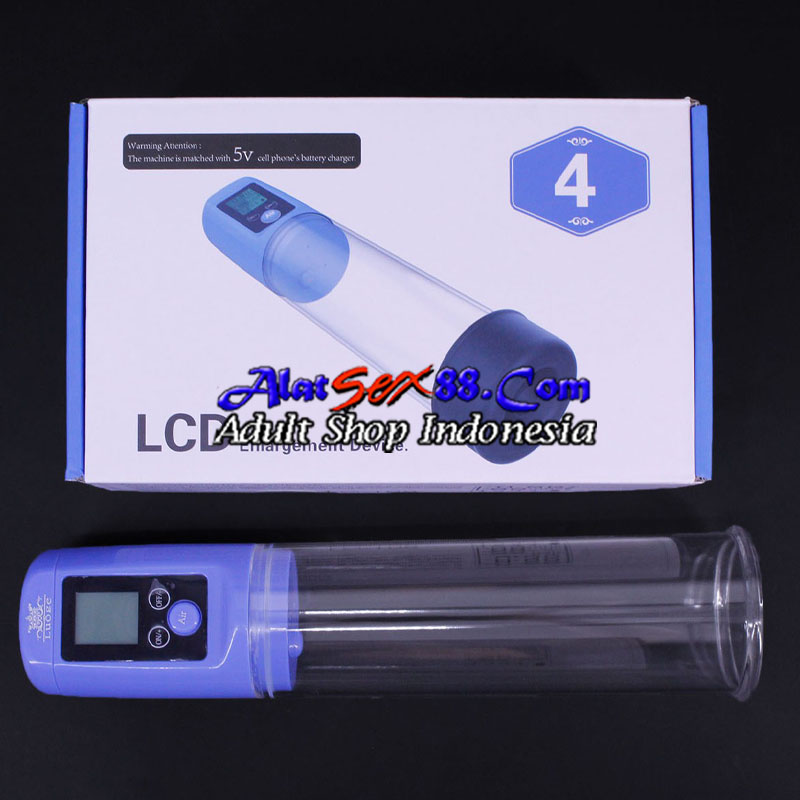 Alat Sex Penis Pump LCD Enlargement Penis Device