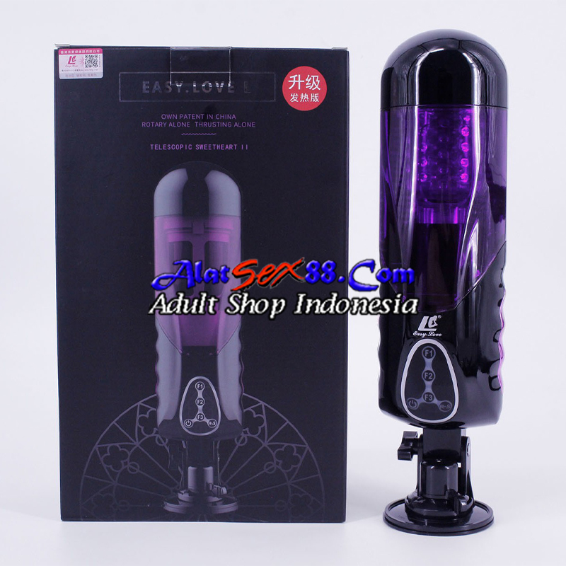 Alat Sex Pria Easy Love Telescopic Sweetheart II Rotary Alone Thrusting 