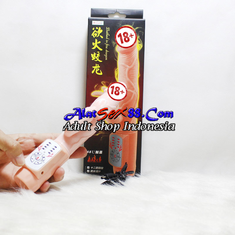 Alat Sex Wanita Dragon Vibrator Bathed in Fire