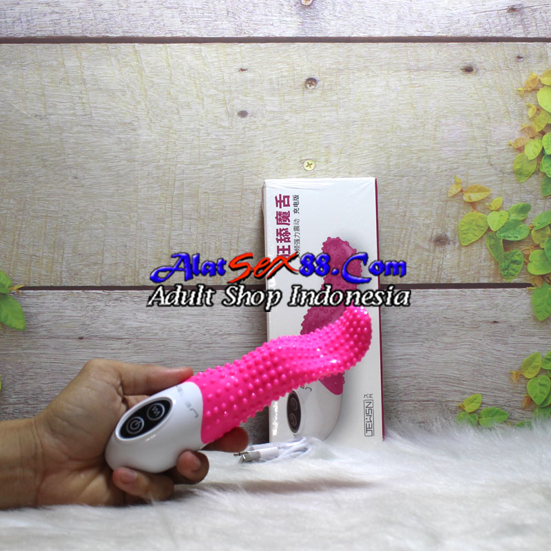 Alat Sex Wanita Tongue G-Spot Massager Vibrating