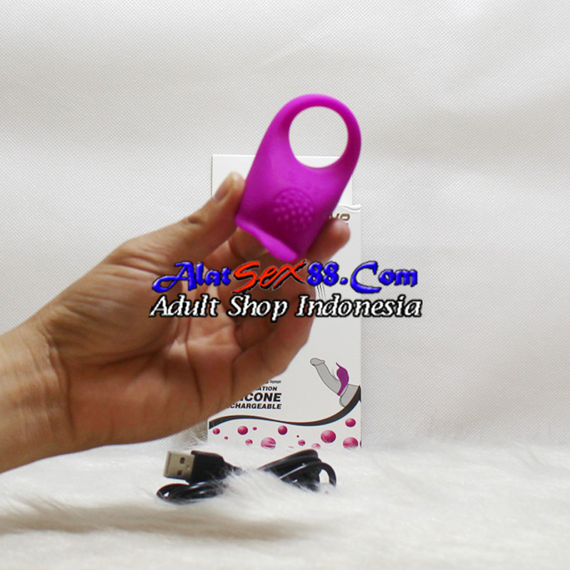 Alat Sex Ring Penis PrettyLove Tongue Vibrator