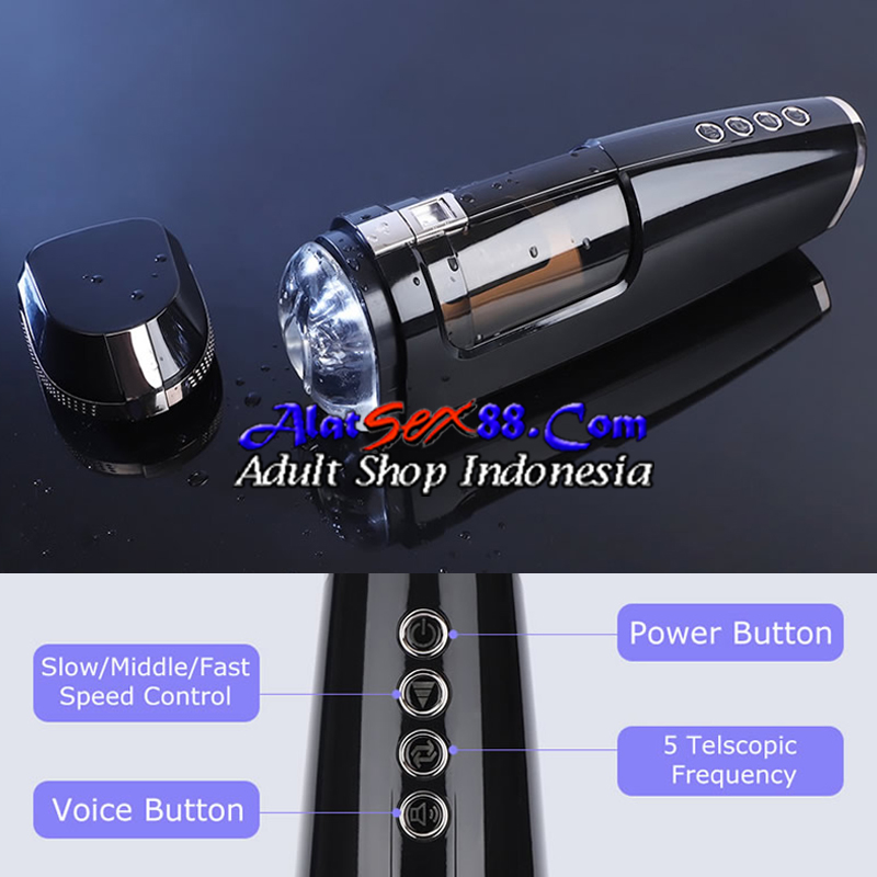 AILIGHTERHero 5 Telescopic Frequency Voice Masturbator